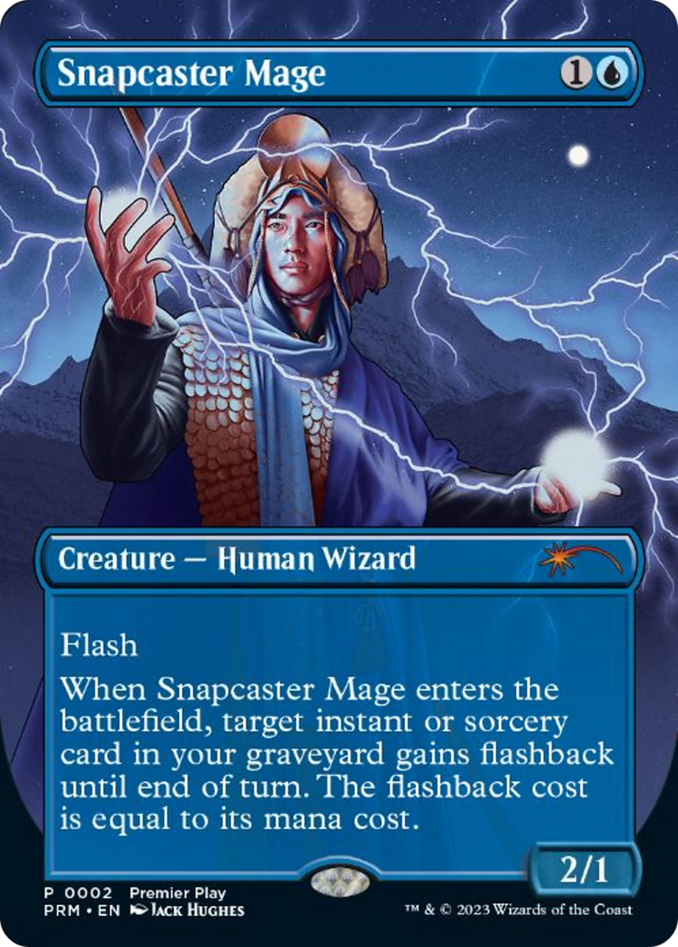 Snapcaster Mage (Borderless Alternate Art) [Regional Championship Qualifiers 2023] | Anubis Games and Hobby