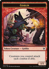 Goblin // Zombie Double-Sided Token [Commander 2016 Tokens] | Anubis Games and Hobby