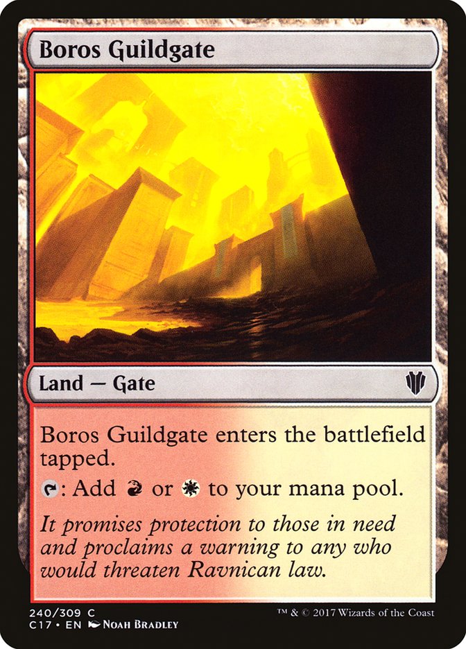 Boros Guildgate [Commander 2017] | Anubis Games and Hobby