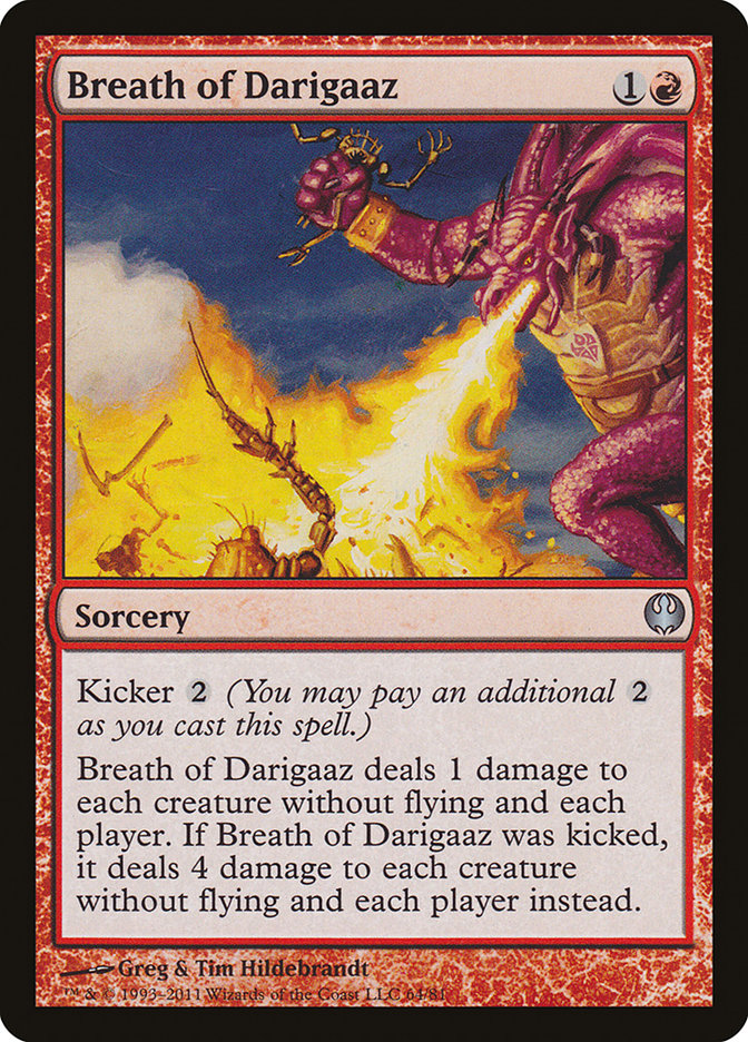 Breath of Darigaaz [Duel Decks: Knights vs. Dragons] | Anubis Games and Hobby