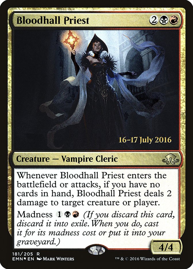 Bloodhall Priest [Eldritch Moon Prerelease Promos] | Anubis Games and Hobby