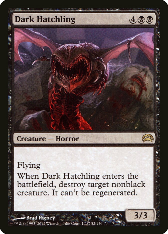 Dark Hatchling [Planechase 2012] | Anubis Games and Hobby