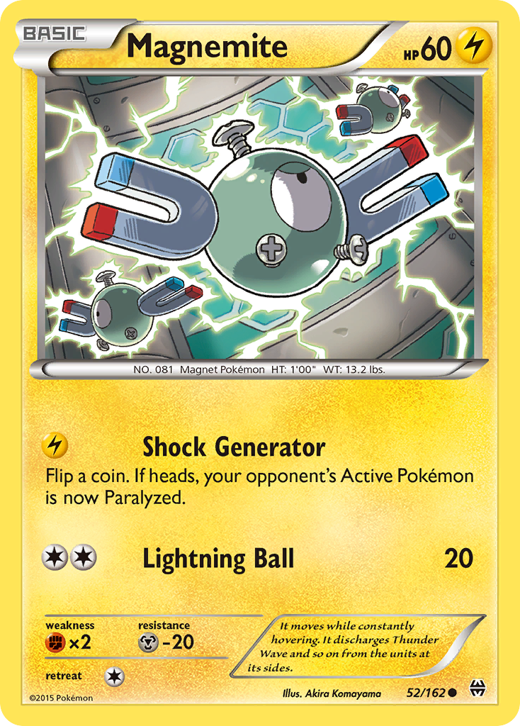 Magnemite (52/162) [XY: BREAKthrough] | Anubis Games and Hobby