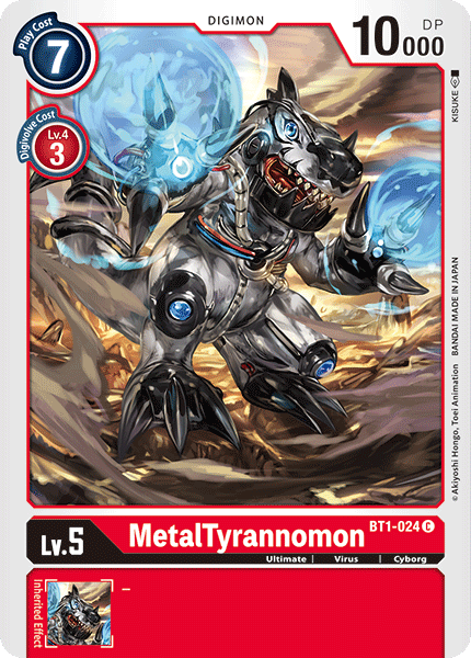 MetalTyrannomon [BT1-024] [Release Special Booster Ver.1.0] | Anubis Games and Hobby