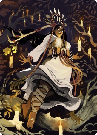 Candlegrove Witch 2 Art Card [Innistrad: Midnight Hunt Art Series] | Anubis Games and Hobby