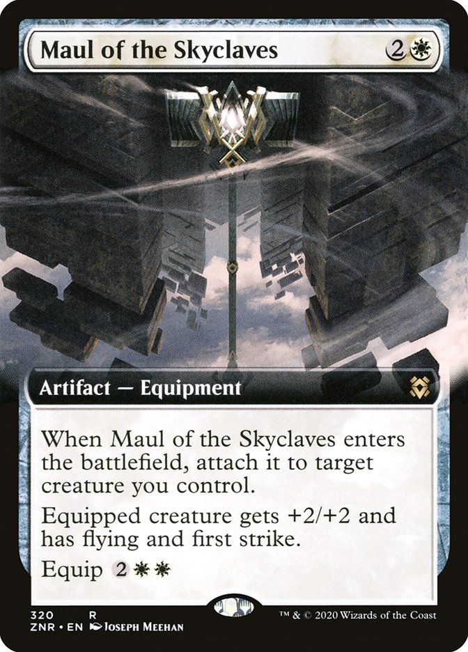 Maul of the Skyclaves (Extended Art) [Zendikar Rising] | Anubis Games and Hobby