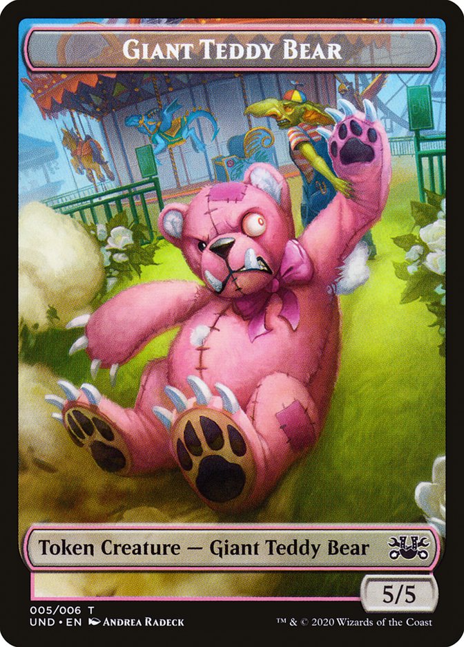Giant Teddy Bear // Acorn Stash Double-Sided Token [Unsanctioned Tokens] | Anubis Games and Hobby