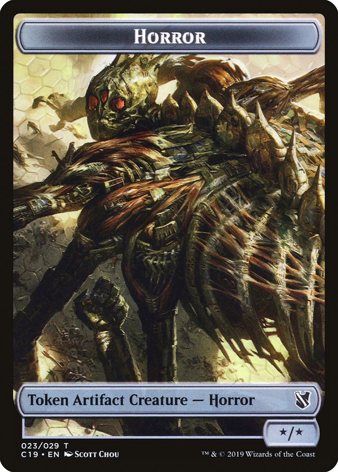 Horror Token [Commander 2019 Tokens] | Anubis Games and Hobby