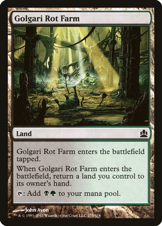 Golgari Rot Farm [Commander 2011] | Anubis Games and Hobby