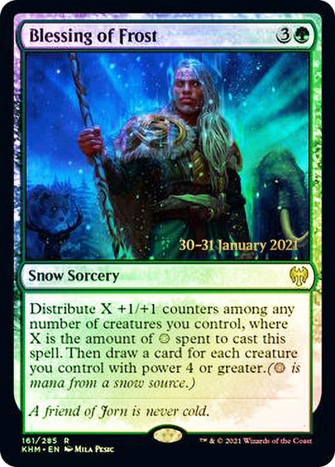 Blessing of Frost [Kaldheim Prerelease Promos] | Anubis Games and Hobby