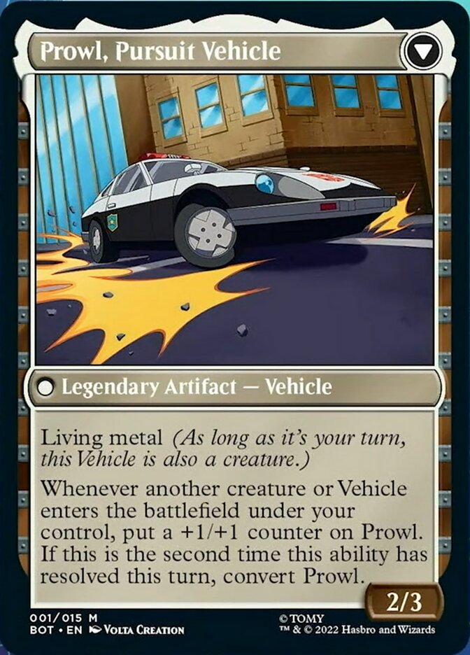 Prowl, Stoic Strategist // Prowl, Pursuit Vehicle [Transformers] | Anubis Games and Hobby