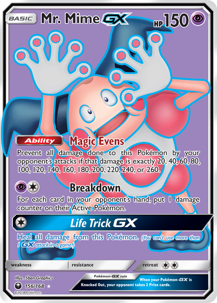 Mr. Mime GX (156/168) [Sun & Moon: Celestial Storm] | Anubis Games and Hobby