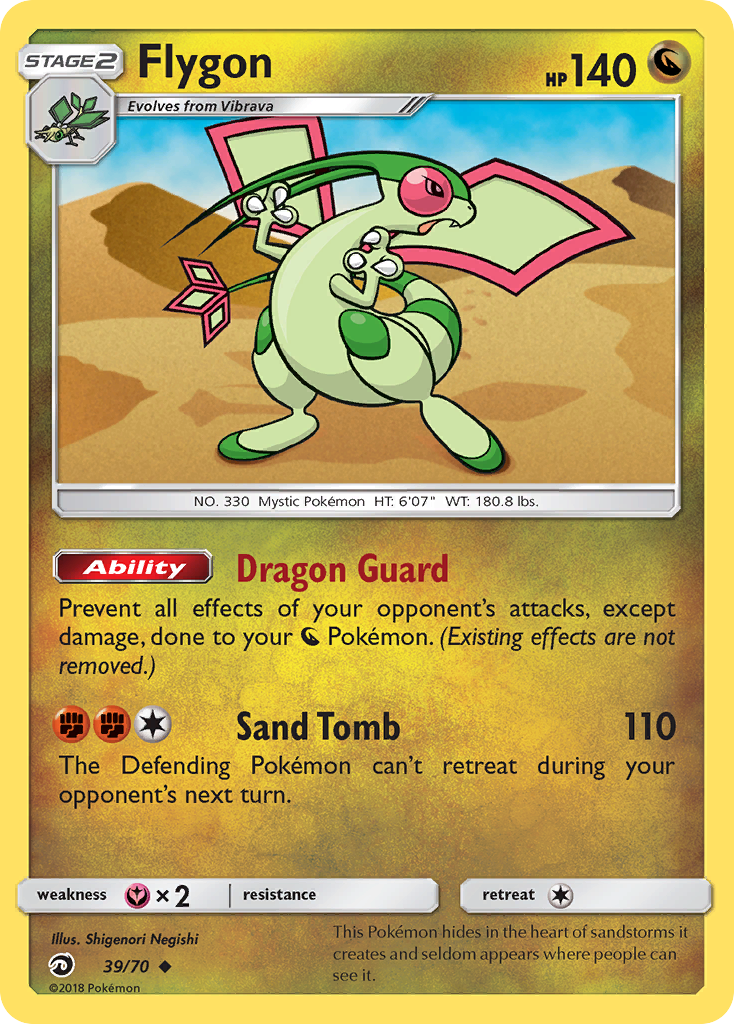 Flygon (39/70) [Sun & Moon: Dragon Majesty] | Anubis Games and Hobby