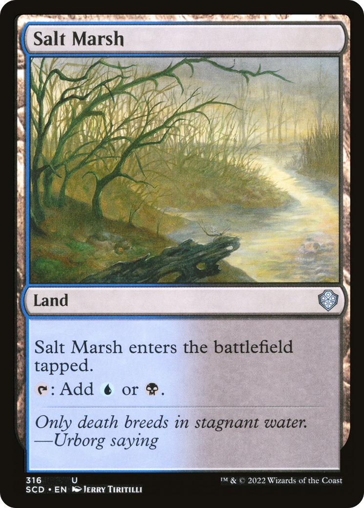 Salt Marsh [Starter Commander Decks] | Anubis Games and Hobby