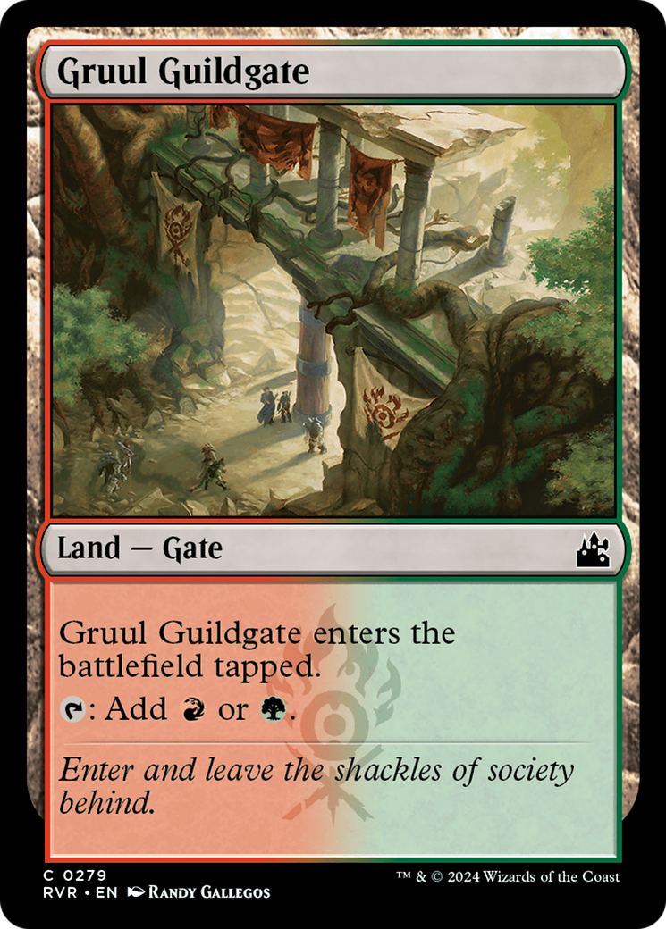 Gruul Guildgate [Ravnica Remastered] | Anubis Games and Hobby