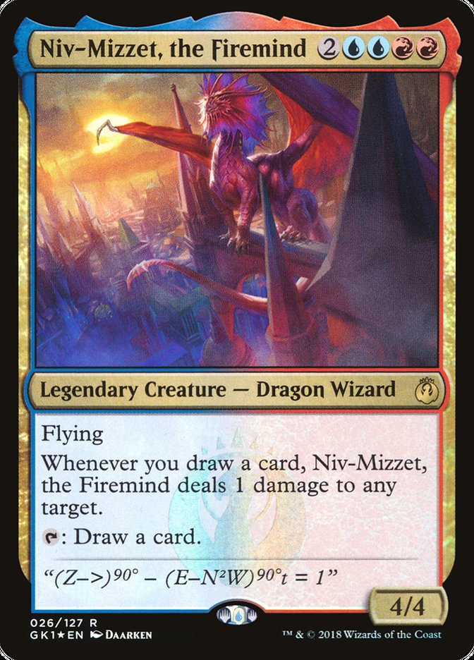Niv-Mizzet, the Firemind [Guilds of Ravnica Guild Kit] | Anubis Games and Hobby
