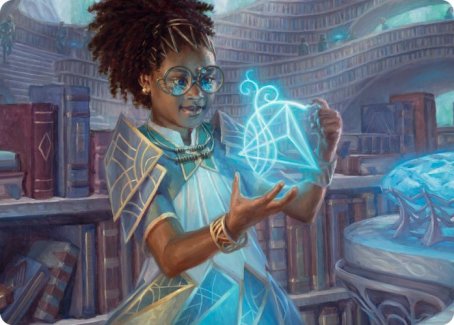 Zimone, Quandrix Prodigy Art Card [Strixhaven: School of Mages Art Series] | Anubis Games and Hobby