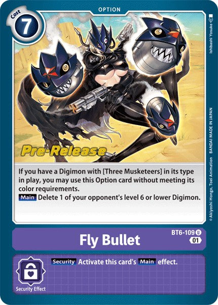 Fly Bullet [BT6-109] [Double Diamond Pre-Release Cards] | Anubis Games and Hobby