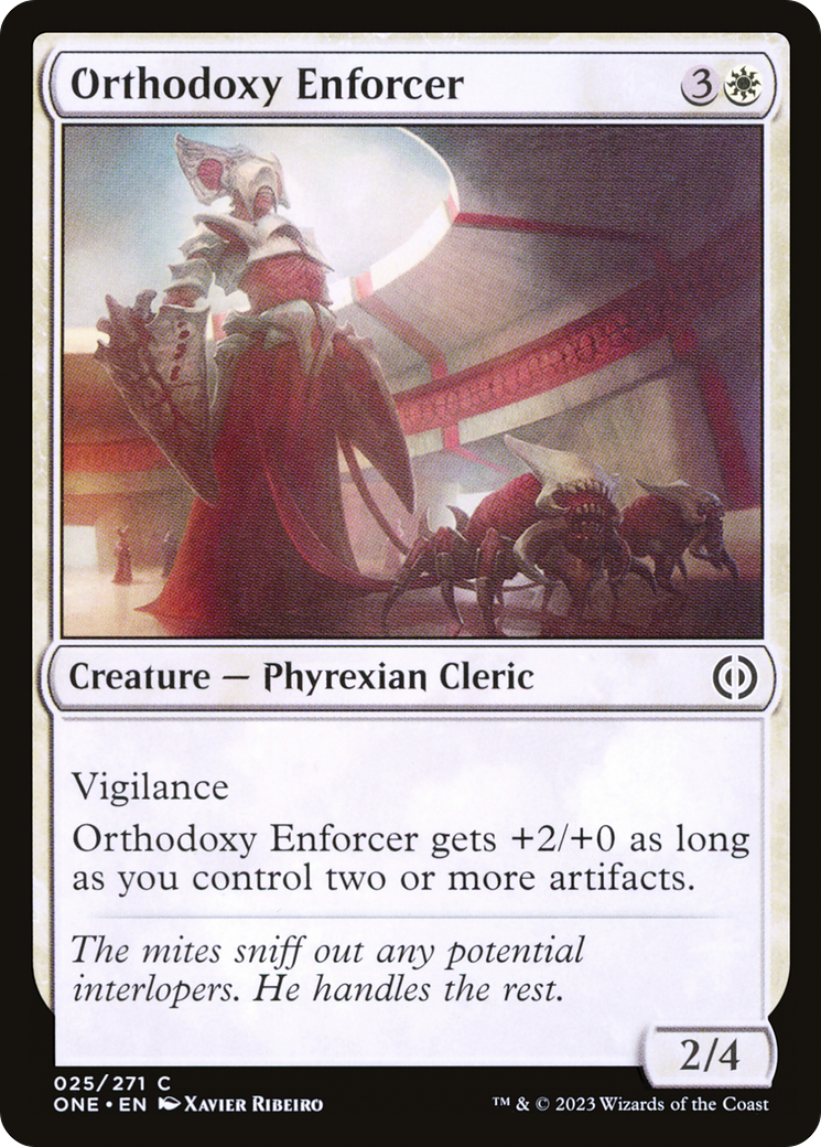 Orthodoxy Enforcer [Phyrexia: All Will Be One] | Anubis Games and Hobby