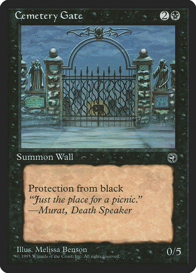 Cemetery Gate (Murat Flavor Text) [Homelands] | Anubis Games and Hobby