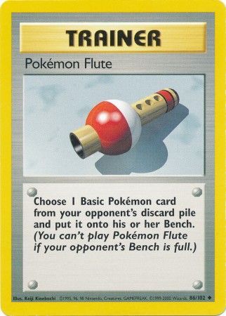 Pokemon Flute (86/102) [Base Set Unlimited] | Anubis Games and Hobby