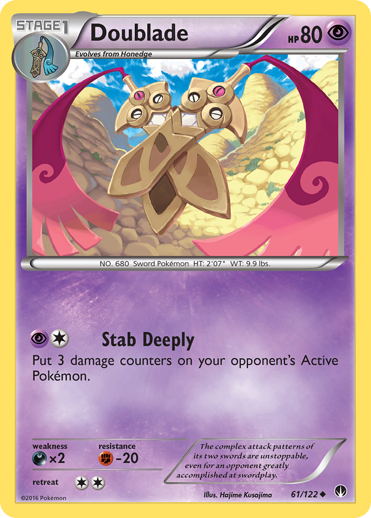 Doublade (61/122) [XY: BREAKpoint] | Anubis Games and Hobby