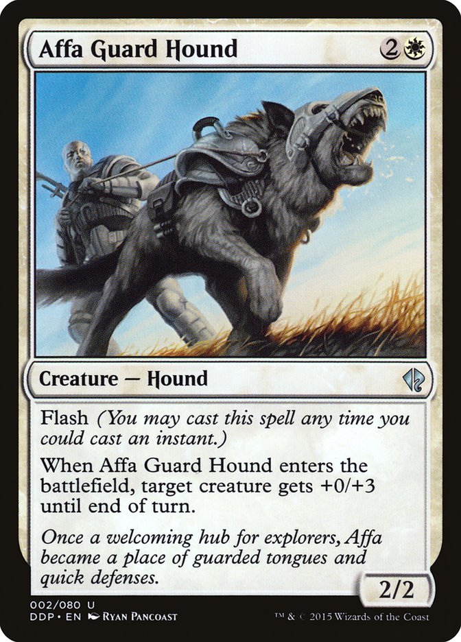 Affa Guard Hound [Duel Decks: Zendikar vs. Eldrazi] | Anubis Games and Hobby