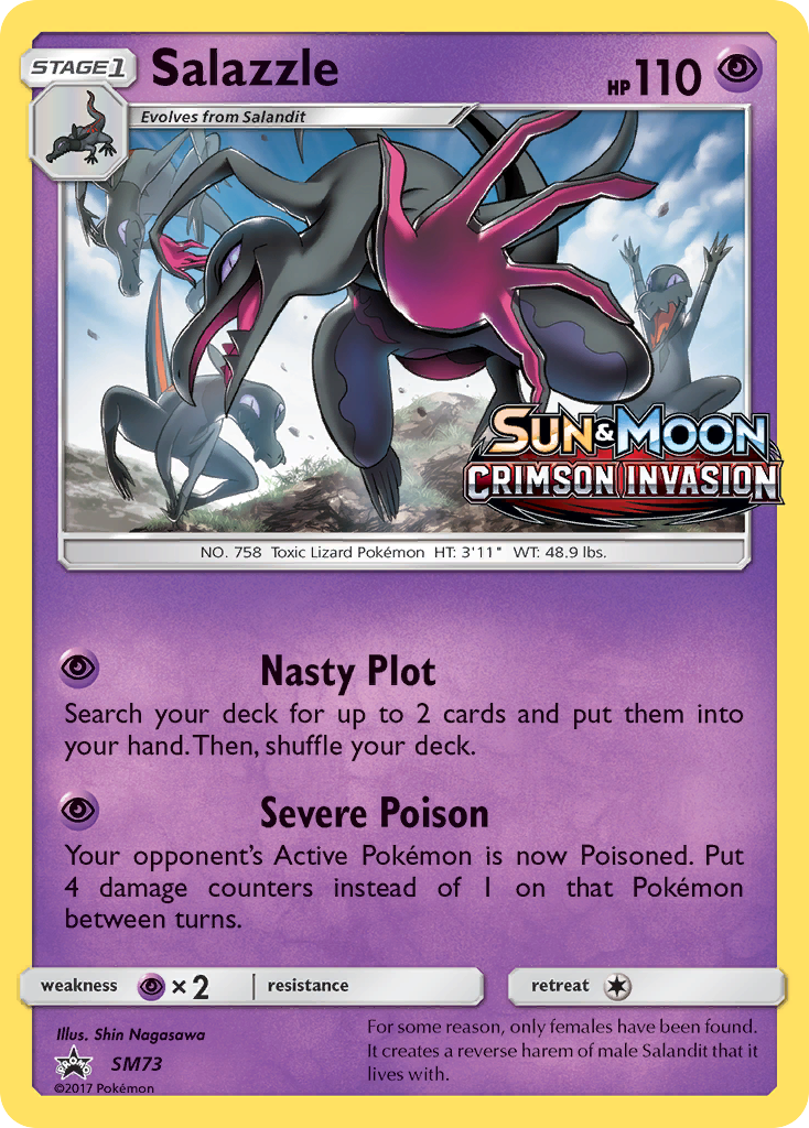 Salazzle (SM73) [Sun & Moon: Black Star Promos] | Anubis Games and Hobby