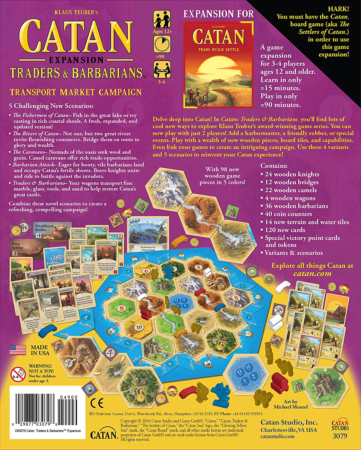 Catan Expansion: Traders & Barbarians (5th Ed.) | Anubis Games and Hobby