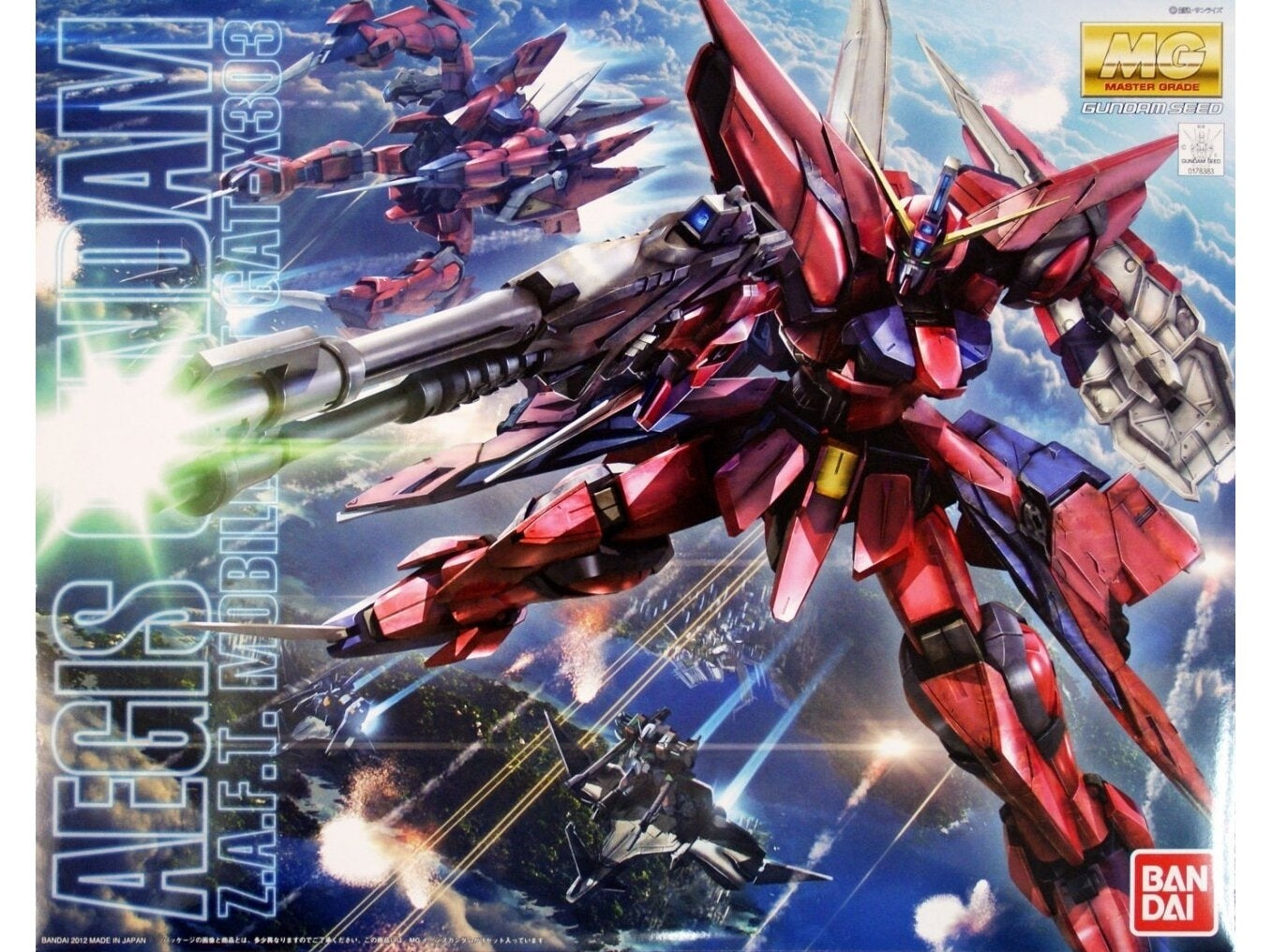 Z.A.F.T. Mobile Suit GAT-X303 Aegis Gundam MG | Anubis Games and Hobby