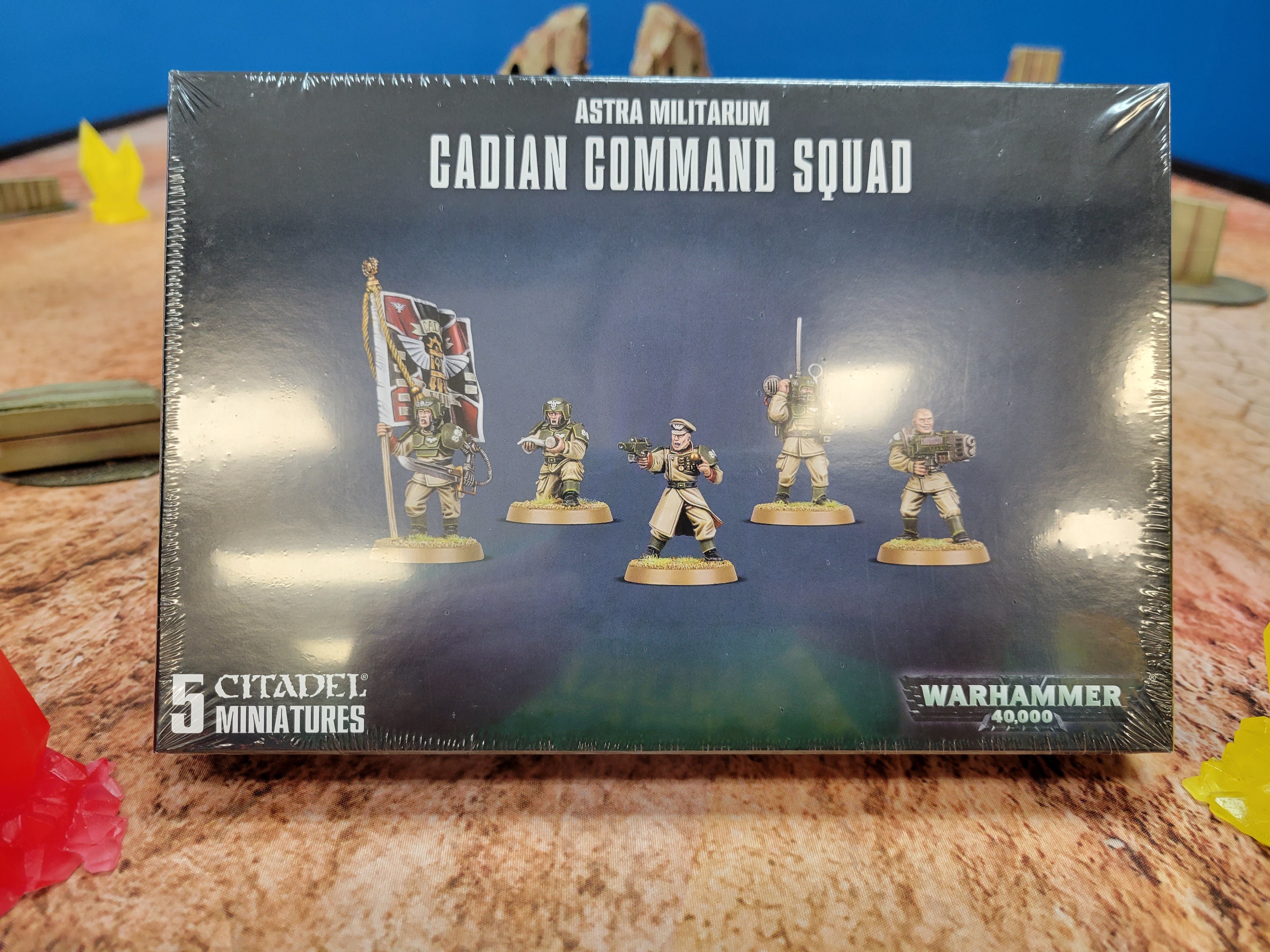 Astra Militarum Cadian Command Squad | Anubis Games and Hobby