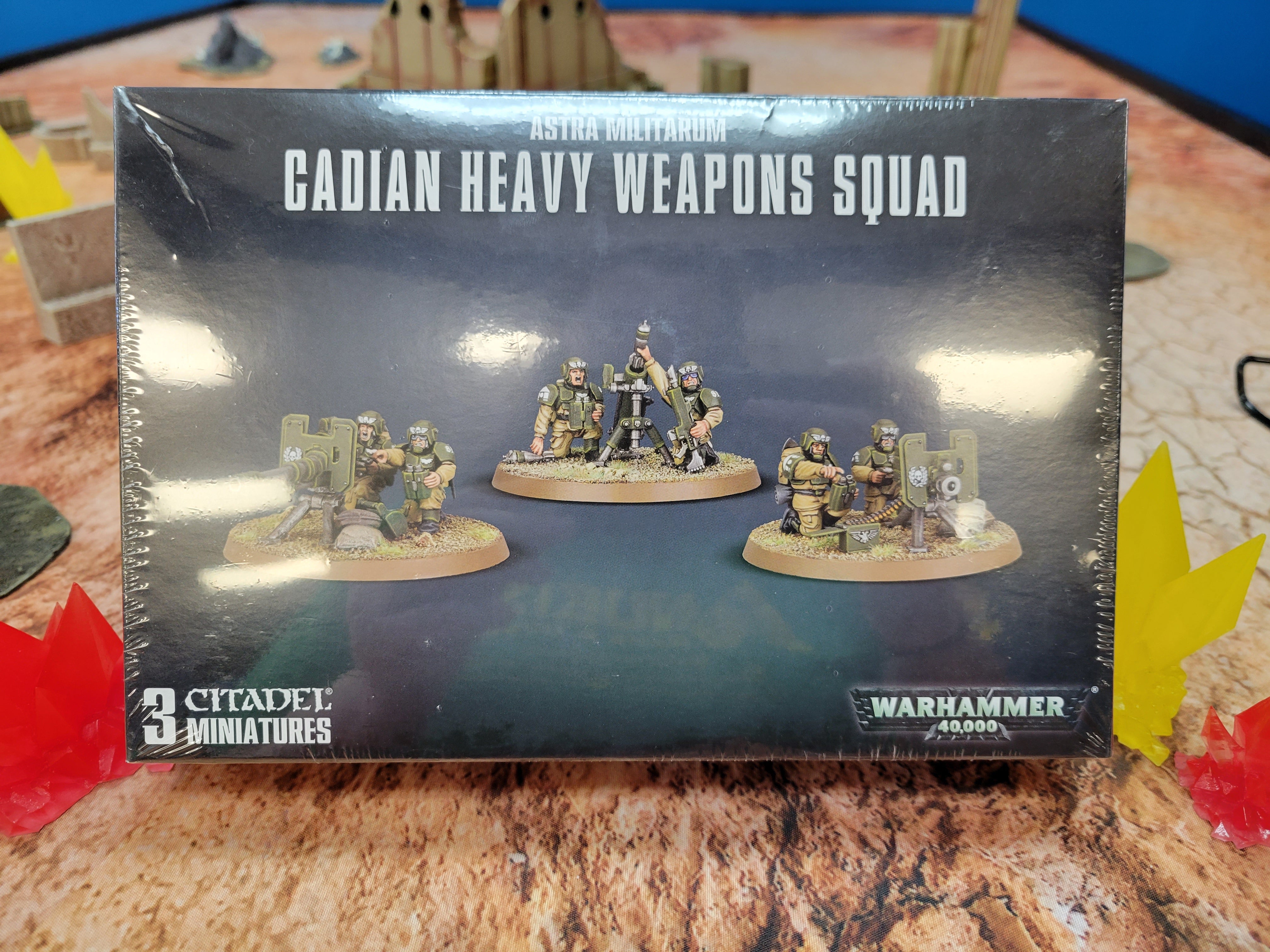 Astra Militarum Cadian Heavy Weapon Squad | Anubis Games and Hobby