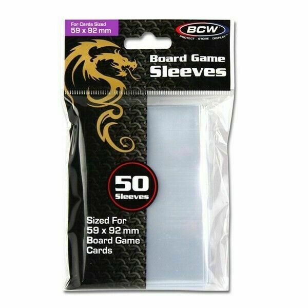 BCW Board Game Sleeves - Medium | Anubis Games and Hobby