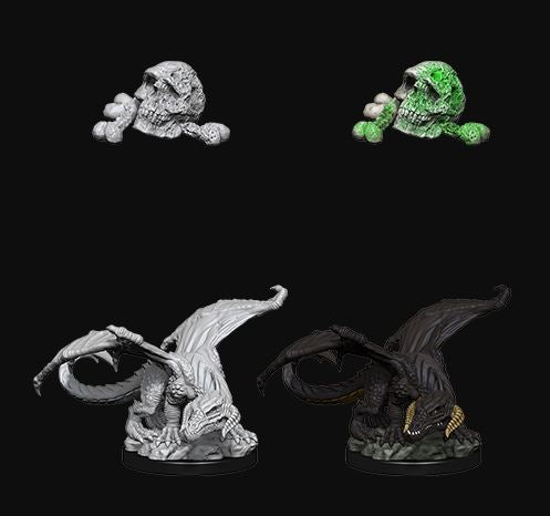 D&D Nolzur's Marvelous Miniatures: Black Dragon Wyrmling | Anubis Games and Hobby