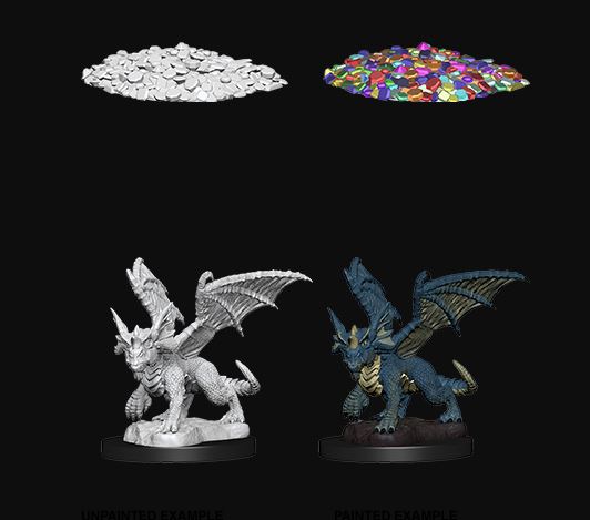 D&D Nolzur's Marvelous Miniatures: Blue Dragon Wyrmling | Anubis Games and Hobby