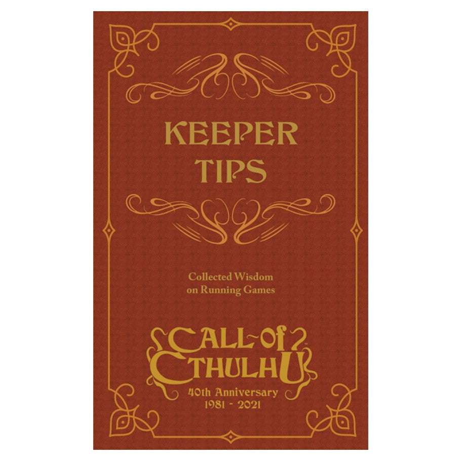Call of Cthulhu Keeper Tips Book | Anubis Games and Hobby