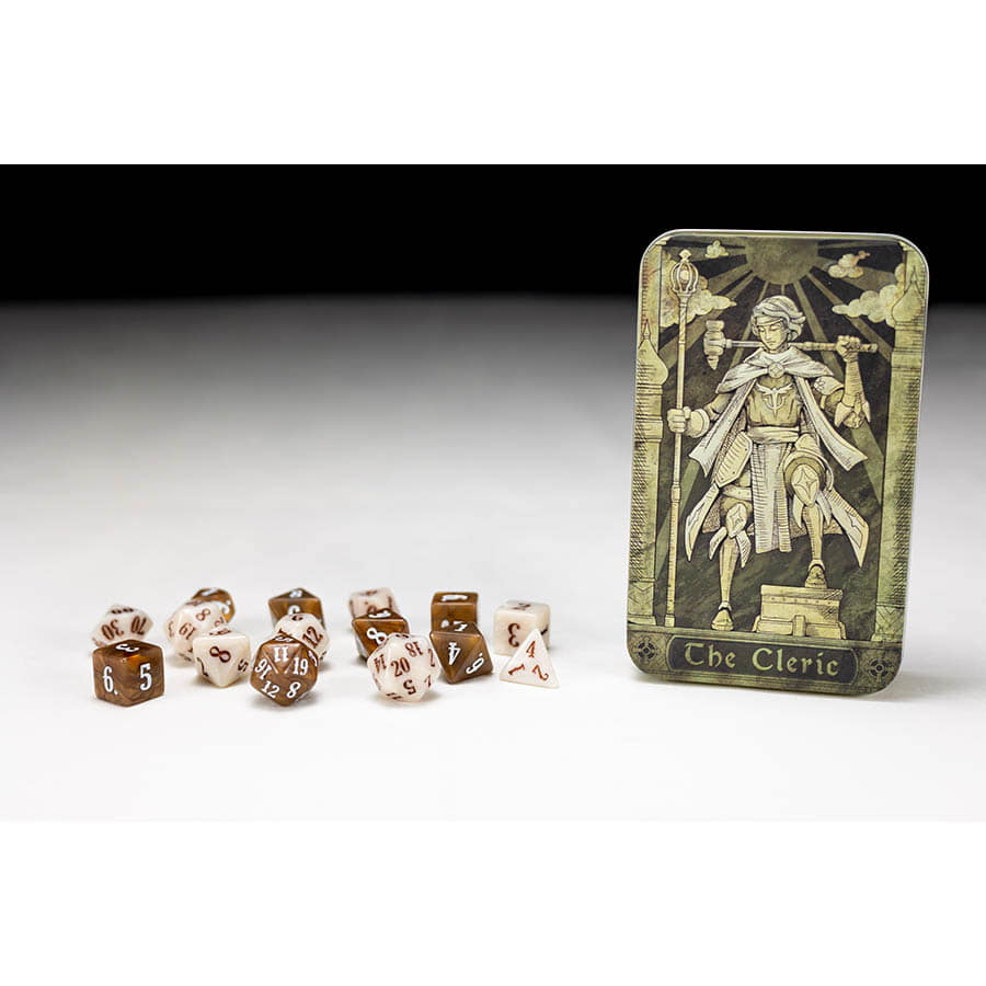 Character Class Dice Set: The Cleric | Anubis Games and Hobby