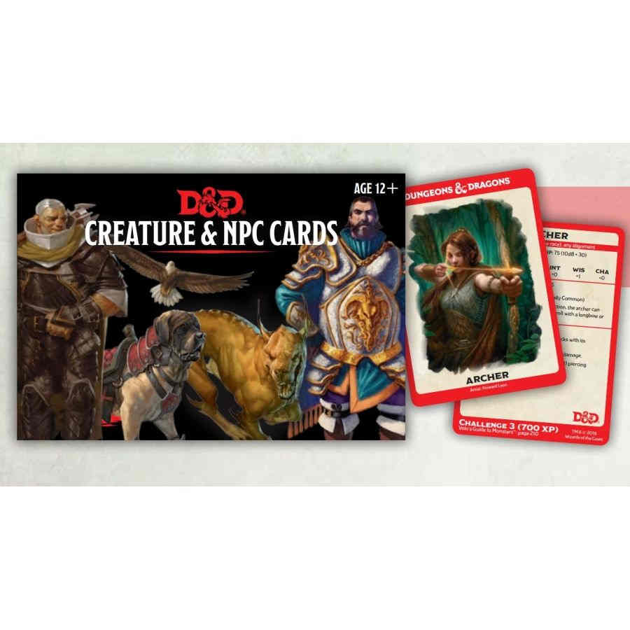 D&D Creature & NPC Cards | Anubis Games and Hobby