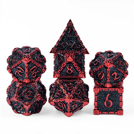 Dagger of Venom Magma RPG Metal Dice | Anubis Games and Hobby