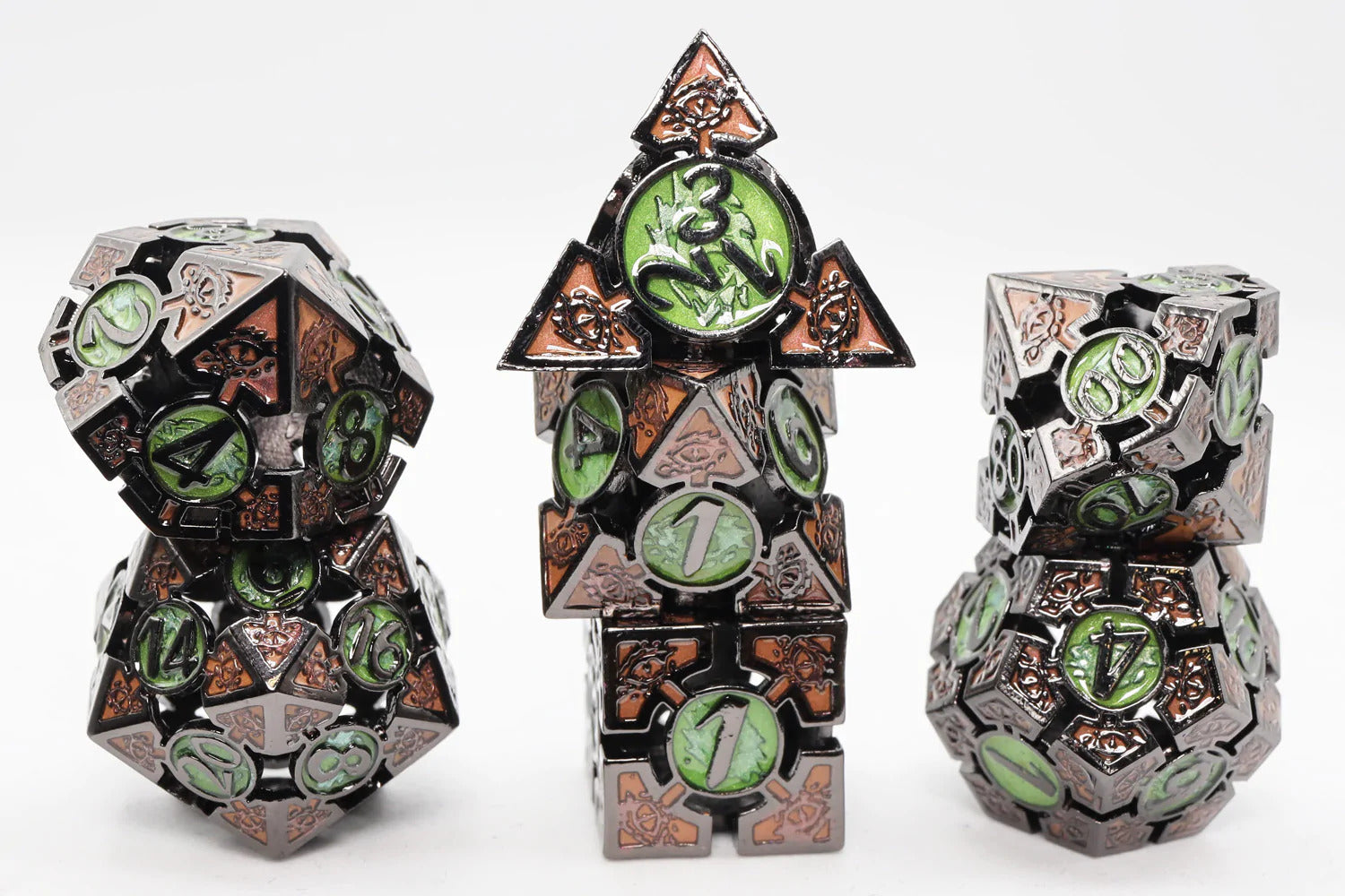 Oculus Mesmerizing Hollow RPG Metal Dice | Anubis Games and Hobby