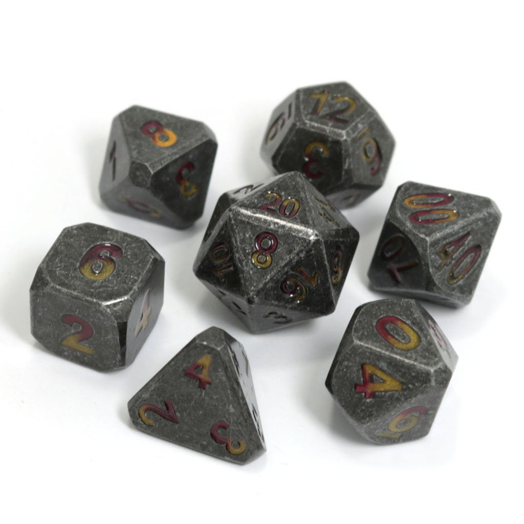 Forge Brimstone 7 Set Dice | Anubis Games and Hobby