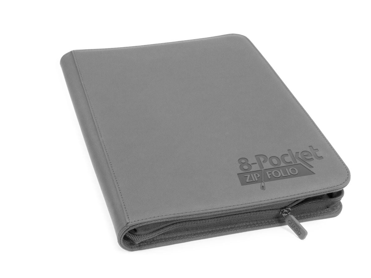 8-Pocket Zipfolio Xenoskin Grey | Anubis Games and Hobby