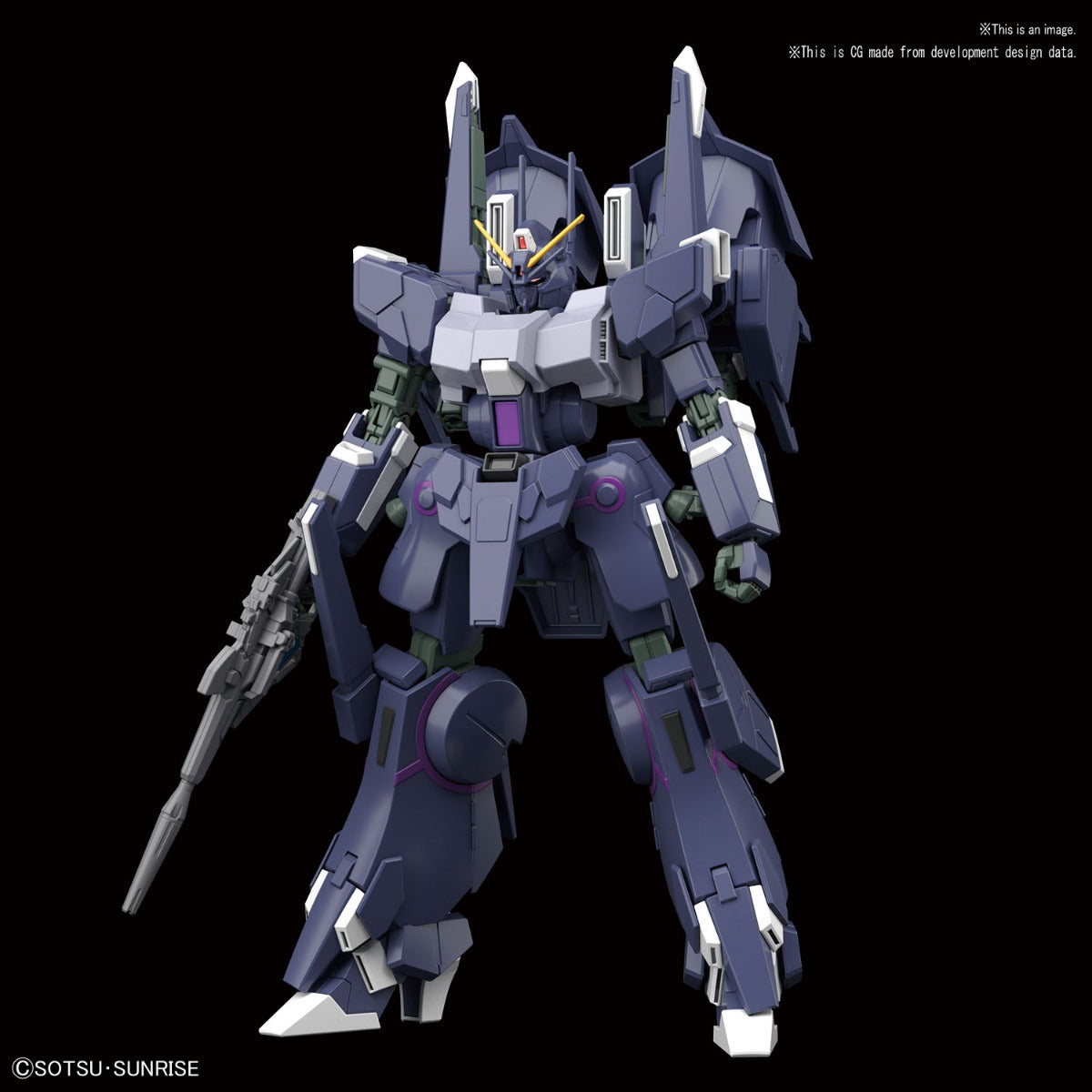 #225 Silver Bullet Suppressor "Gundam NT", Bandai HGUC 1/144 | Anubis Games and Hobby