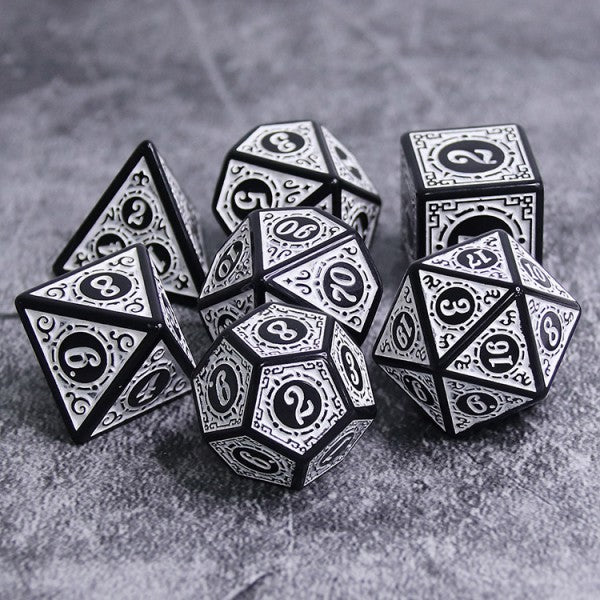 Magic Flame White - RPG Dice | Anubis Games and Hobby