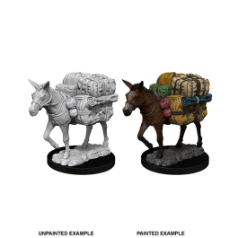 Miniatures:  Pack Mule - Unpainted | Anubis Games and Hobby