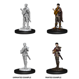 Miniatures: Half-Elf Bard - Unpainted | Anubis Games and Hobby