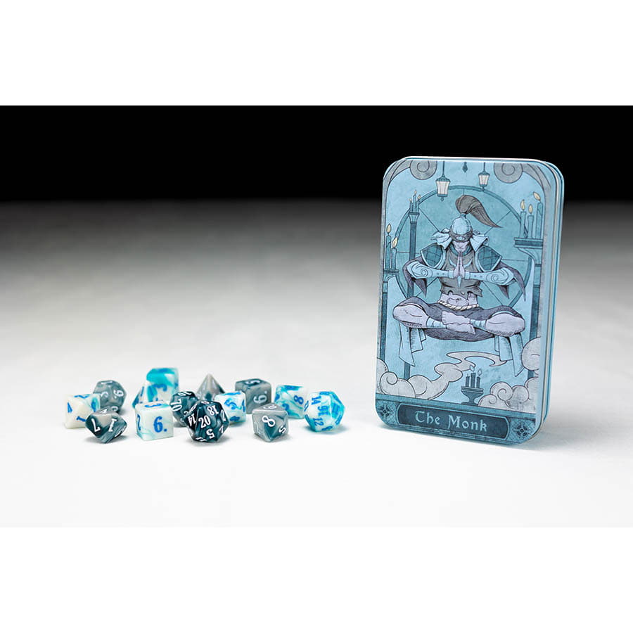 Character Class Dice Set: The Monk | Anubis Games and Hobby