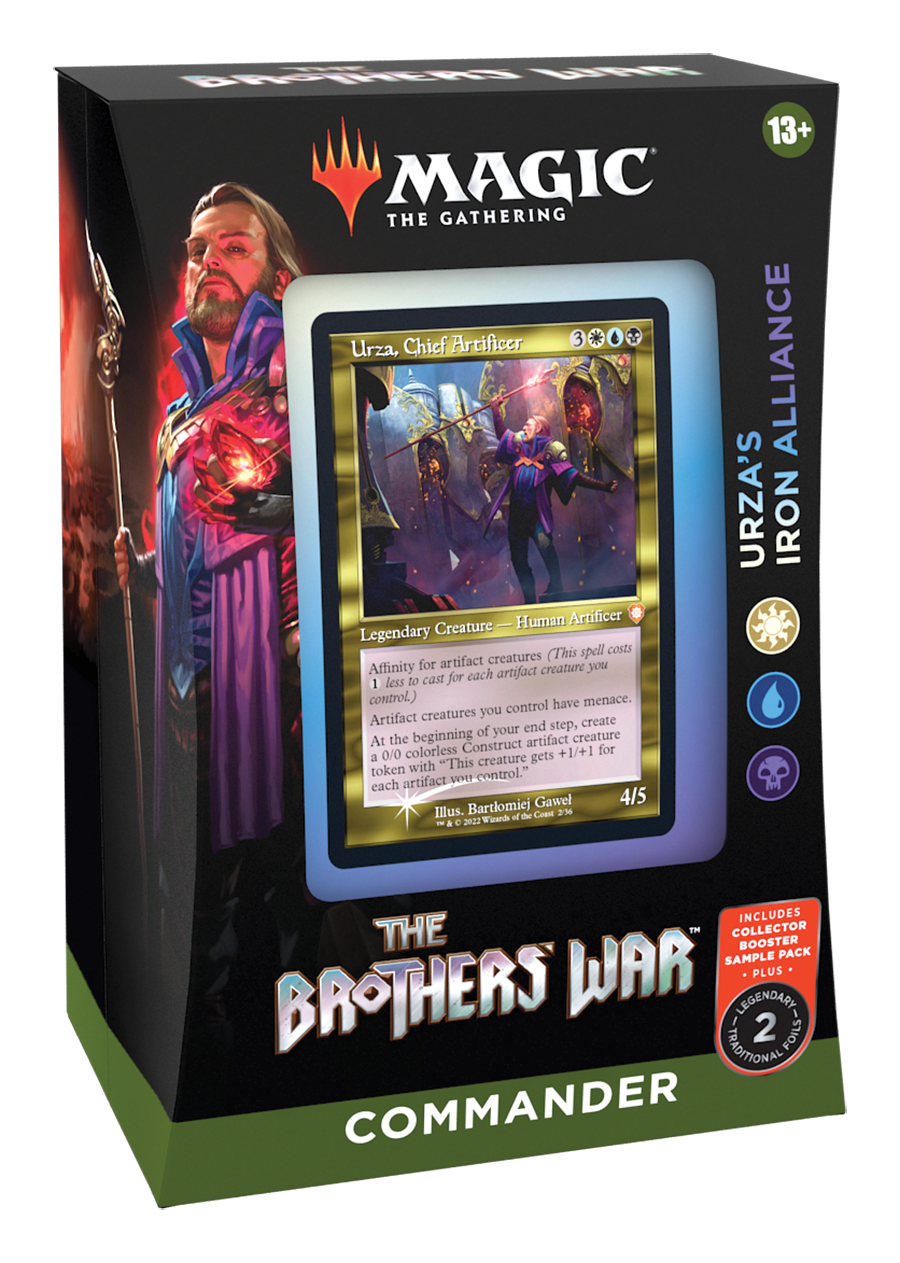 The Brothers' War Commander Deck - Urza's Iron Alliance | Anubis Games and Hobby