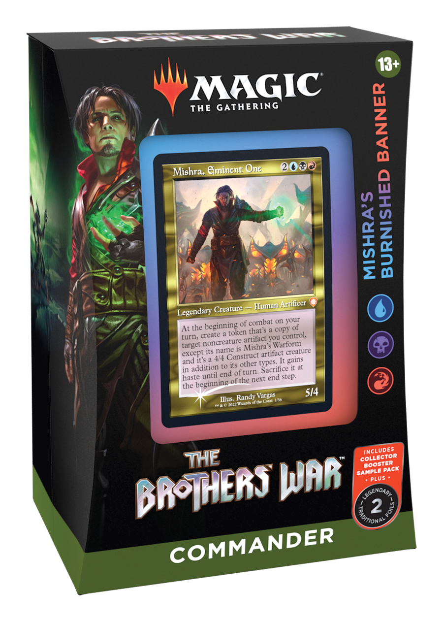 The Brothers' War Commander Deck - Mishra's Burnished Banner | Anubis Games and Hobby