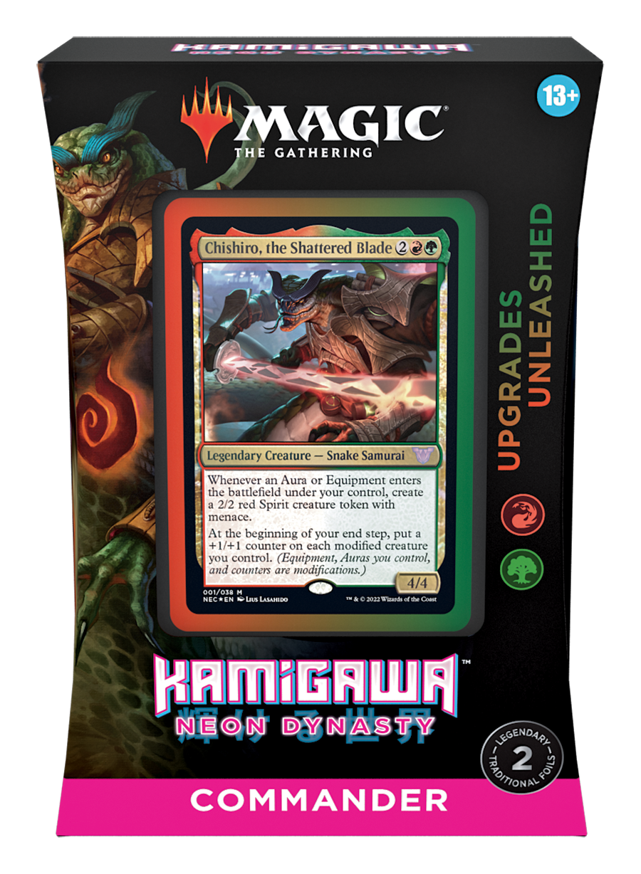 Kamigawa Neon Dynasty Upgrades Unleashed Commander Deck | Anubis Games and Hobby